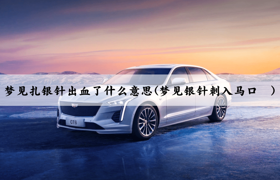 梦见扎银针出血了什么意思(梦见银针刺入马口	)